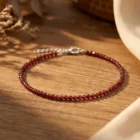 Garnet Anklet – Passion, Strength & Energy Anklet