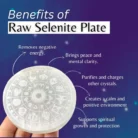 Dhan vriddhi bracelet with free Raw selenite plate