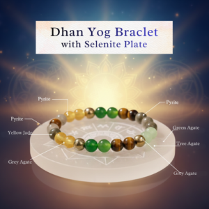 Dhan Yog Bracelet with Free Selenite Plate