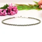 Raw Pyrite Anklet for Women – Wealth & Confidence Anklet