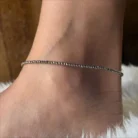 Raw Pyrite Anklet for Women – Wealth & Confidence Anklet