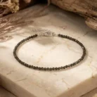 Black Tourmaline Anklet for Women – Protection & Grounding Anklet