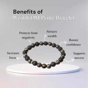 Wealth OM Pyrite Bracelet
