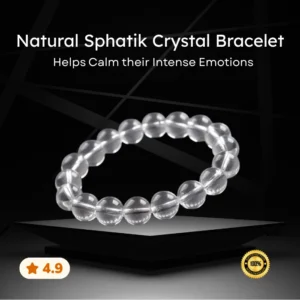 natural sphatik crstal bracelet