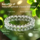 Natural Sphatik Crystal Bracelet