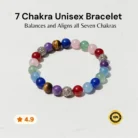 7 chakra unisex bracelet