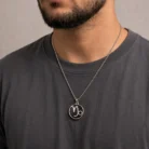 Capricorn Pendant with Garnet2