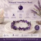 Amethyst Chips Bracelet Stretchable3