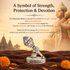 Siddh 999 Silver Plated Hanuman Gada Idol5